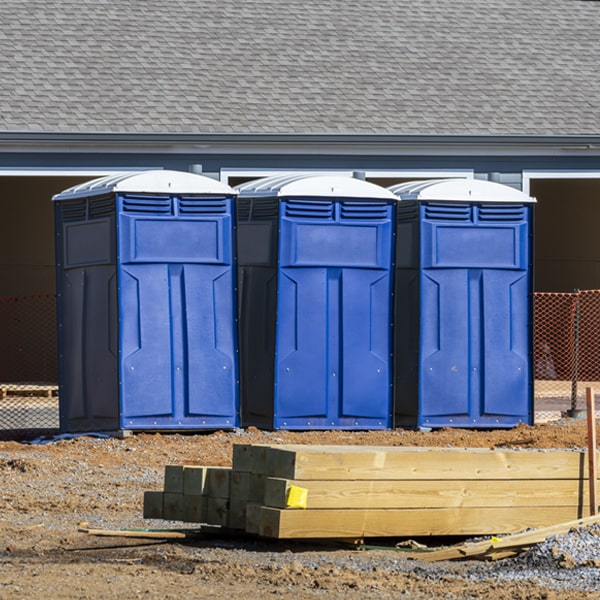 is there a specific order in which to place multiple portable toilets in Todd Creek Colorado